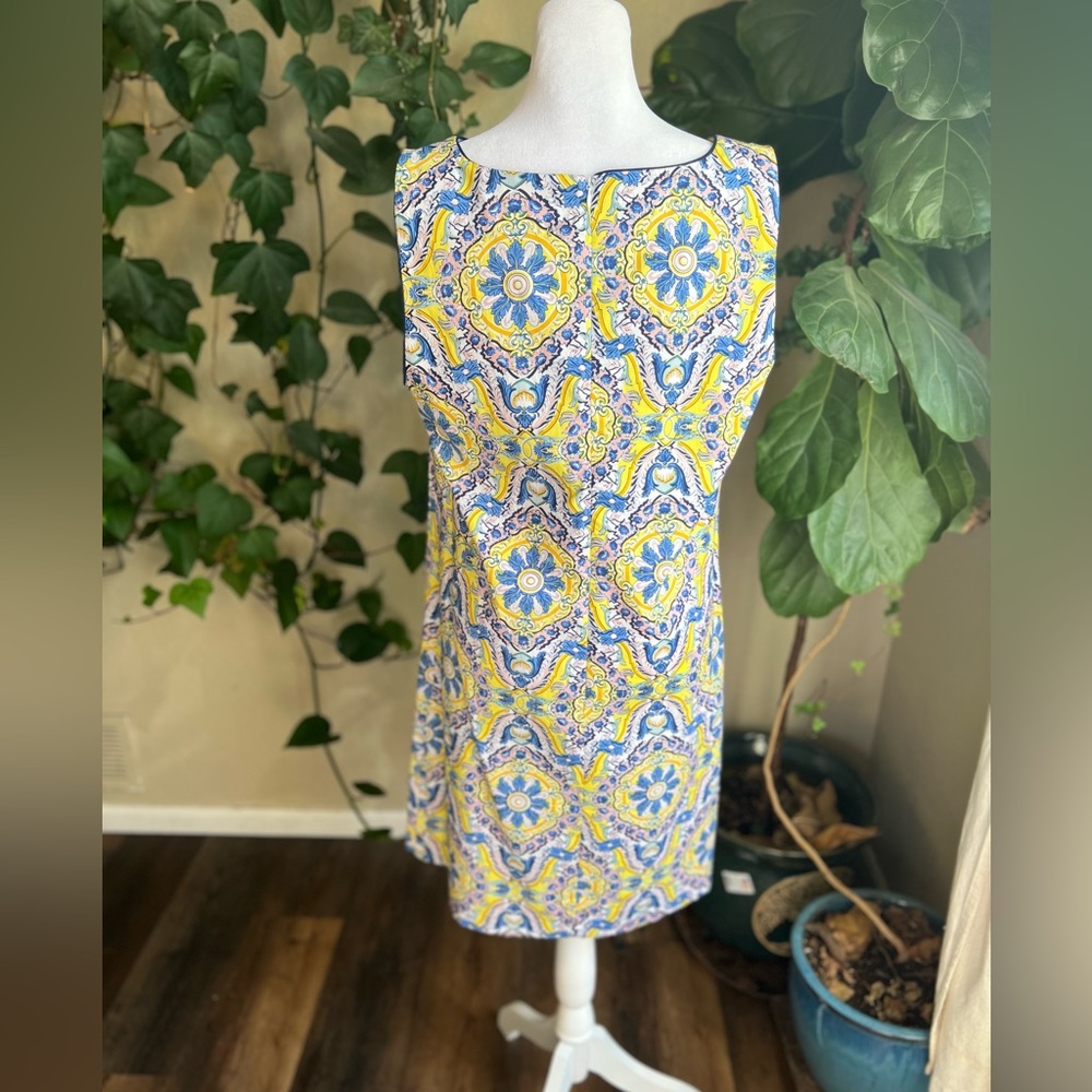 BETSEY JOHNSON Retro Sleeveless Sheath Dress | 14 - Picture 4 of 7